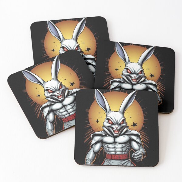 Item preview, Fierce Lunar Warrior Rabbit Comic Style Art designed and sold by ElLocoMus.