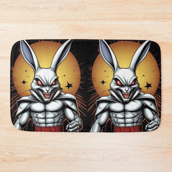 Item preview, Fierce Lunar Warrior Rabbit Comic Style Art designed and sold by ElLocoMus.
