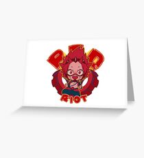 Red Boy Greeting Card