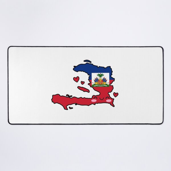 Item preview, Haiti Flag Map Smile with Love designed and sold by pixelsparkzone.