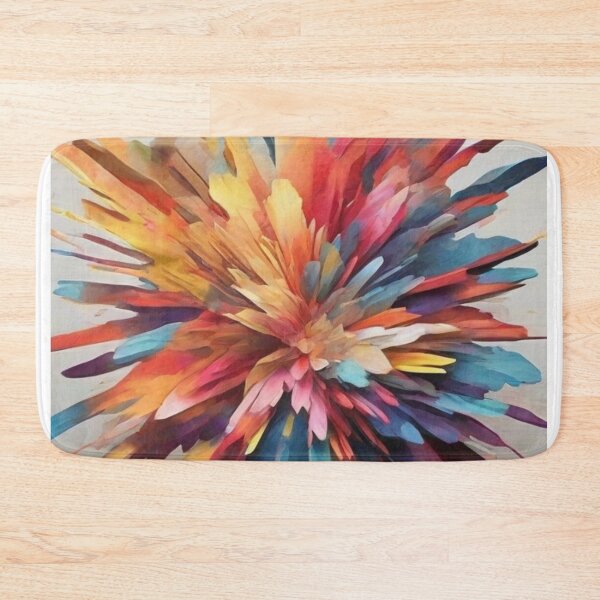 Item preview, Bright colourful watercolours explosion design designed and sold by BCD BRANDS.