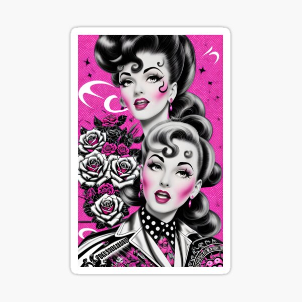 Vista previa del artículo con la obra «Rockabilly», diseñado y vendido por Lokiindarkness.