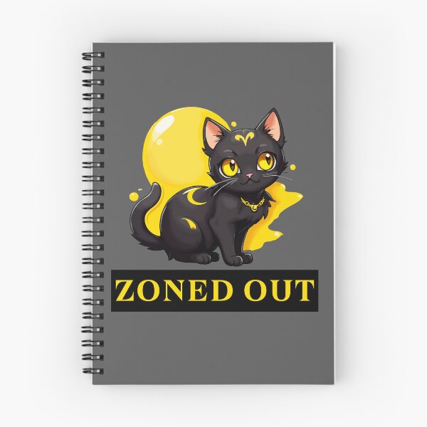 Item preview, Black cat zoned out.  designed and sold by OmikronStore.
