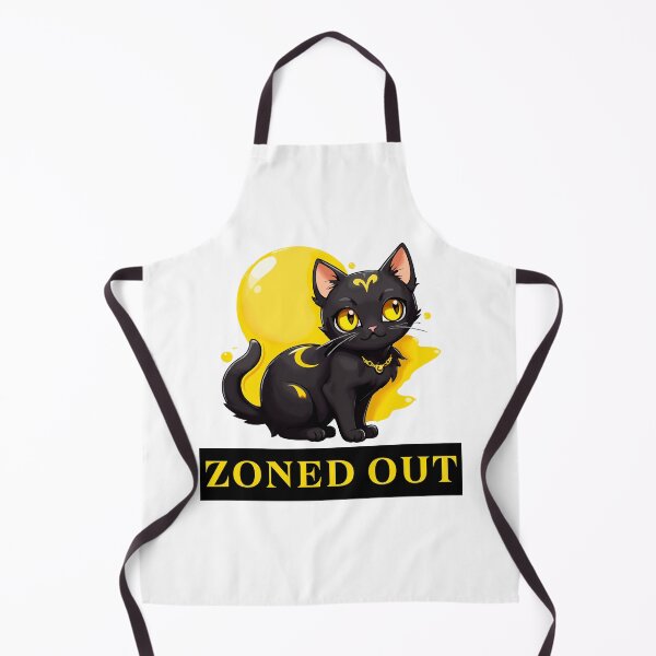 Item preview, Black cat zoned out.  designed and sold by OmikronStore.