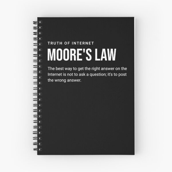 Item preview, Post the wrong answer - funny quote it is Cunningham's Law designed and sold by Dahlann.