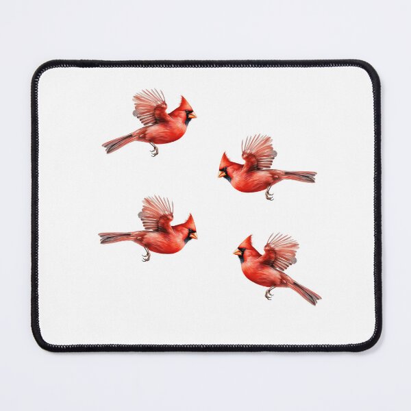 Item preview, Watercolor Flying Red Cardinals designed and sold by TheAnimalZ00.