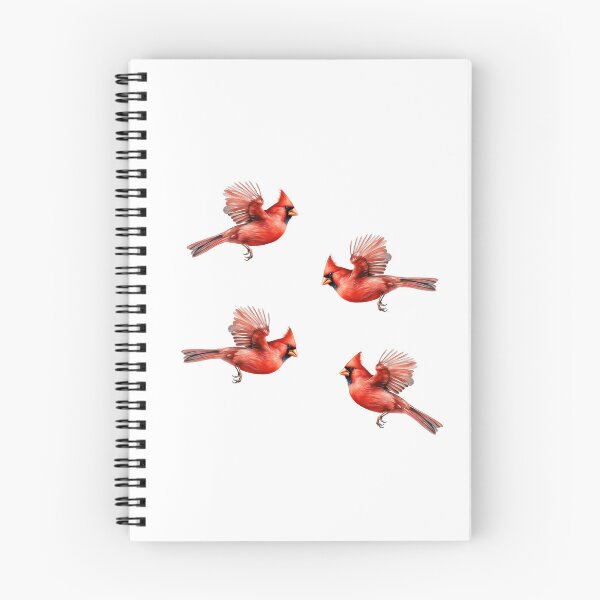 Item preview, Watercolor Flying Red Cardinals designed and sold by TheAnimalZ00.