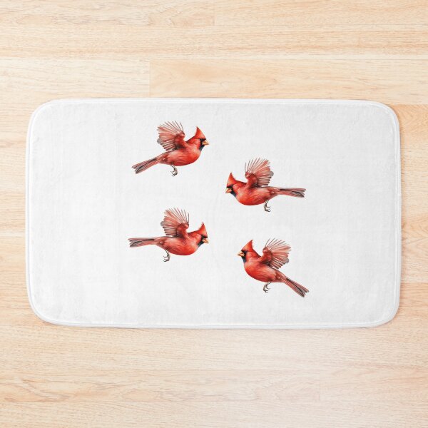 Item preview, Watercolor Flying Red Cardinals designed and sold by TheAnimalZ00.