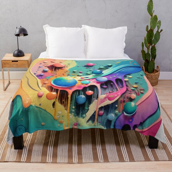 Artikelvorschau, Helles, farbenfrohes Aquarell-Blasen- und Tropfendesign entworfen und verkauft von BCD BRANDS.