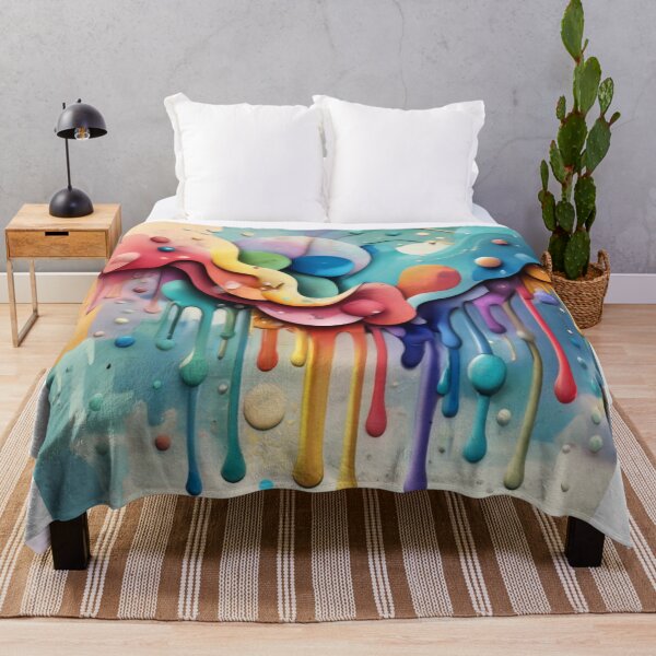 Artikelvorschau, Helles, farbenfrohes Aquarell-Blasen- und Tropfendesign entworfen und verkauft von BCD BRANDS.