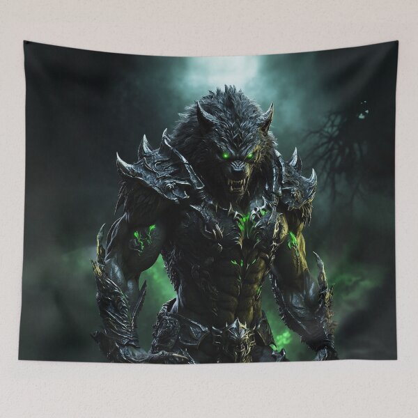 Item preview, Fantasy warriors characters black wolf v2 designed and sold by Colorful-Worlds.