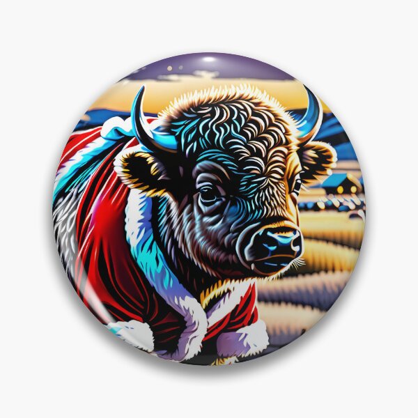 Item preview, Santa Baby Bison designed and sold by Randy Turnbow.
