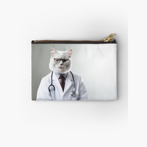 Item preview, Cat doctor meao with glasses  designed and sold by PetPalsEmporium.