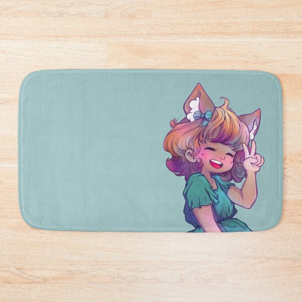 Item preview, Catgirl happily wishes you peace designed and sold by Allraunde.art.