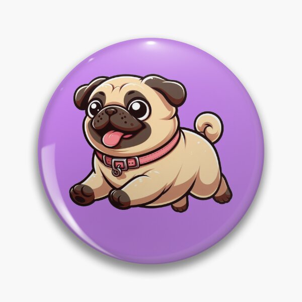 Item preview, Pug Cartoon designed and sold by Kat-su.