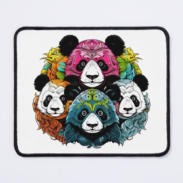 Item preview, Colorful Panda Bear Family designed and sold by liana campbell.