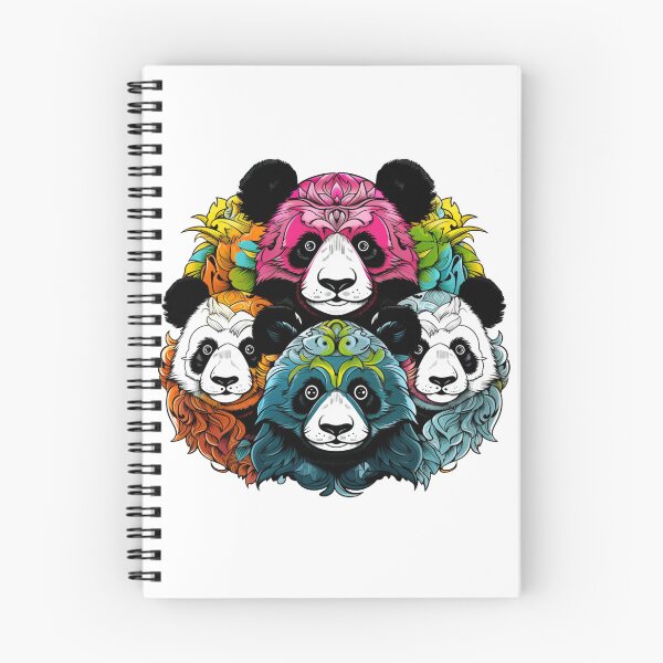 Item preview, Colorful Panda Bear Family designed and sold by liana campbell.