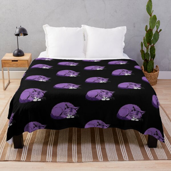 Item preview, Purple Cat Chilling designed and sold by Catophile.