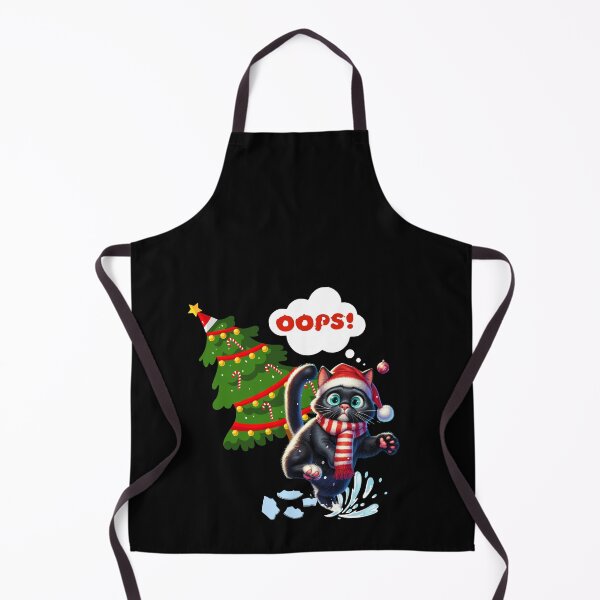 Item preview, Christmas Mishap: Clumsy Kitten's Holiday Adventure designed and sold by ArtFeverShop.