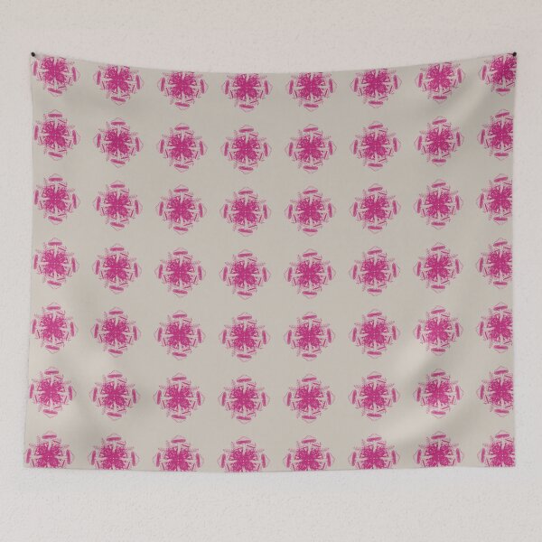 Item preview, Mushroom Love Toile Pattern designed and sold by RoseGenuine.