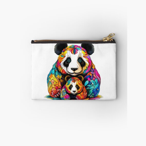 Item preview, Vibrant Panda Mom with her baby designed and sold by liana campbell.
