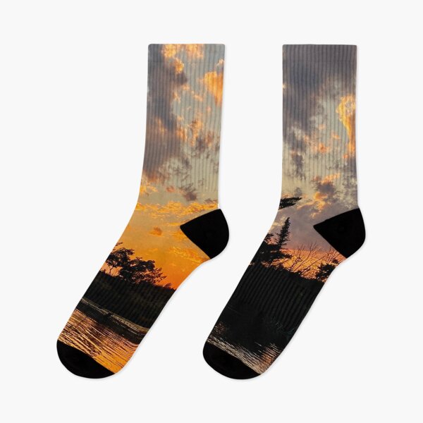 Item preview, Sunset Photograph Canoe Trip on the Platte River in Michigan designed and sold by jenkcole08.