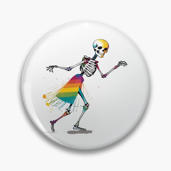 Item preview, Rainbow skeleton dancing designed and sold by MindFrank.