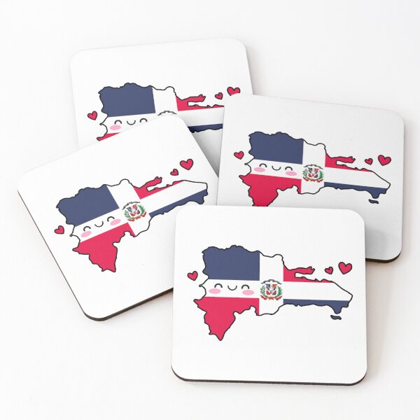 Item preview, Dominican Republic Flag Map Smile with Love designed and sold by pixelsparkzone.