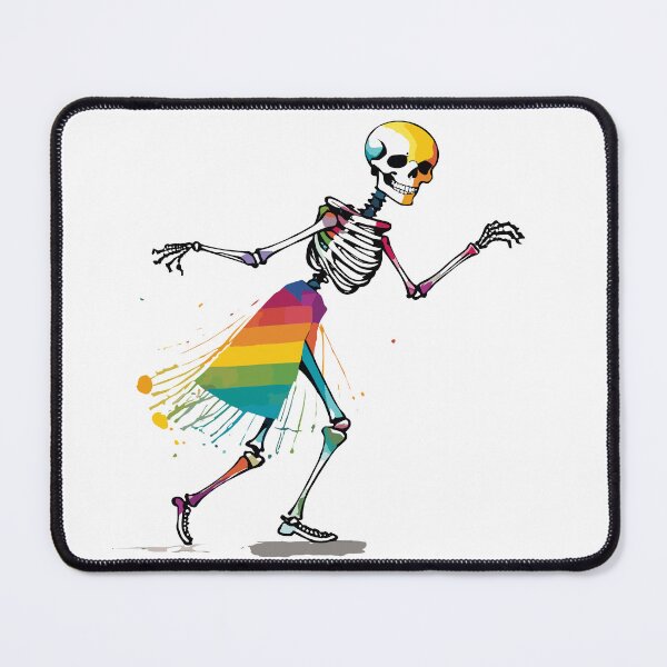 Item preview, Rainbow skeleton dancing designed and sold by MindFrank.
