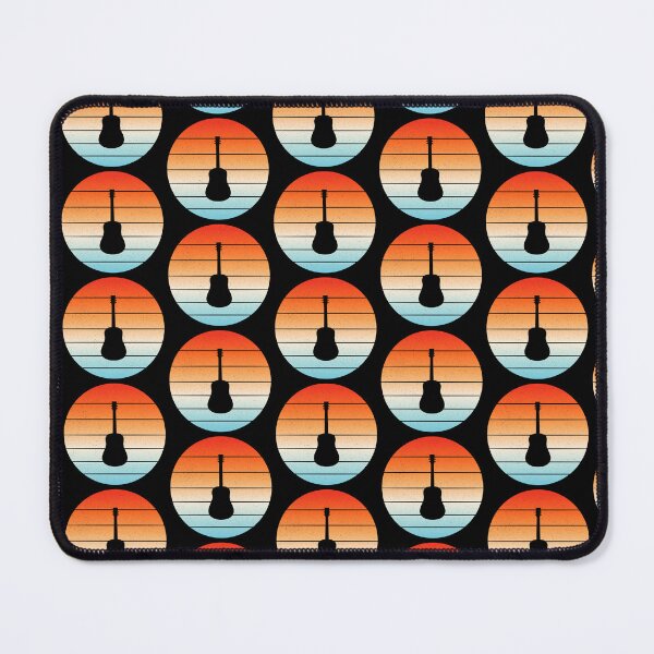 Item preview, Retro Sunset Acoustic Guitar Silhouette designed and sold by JPareDesign.