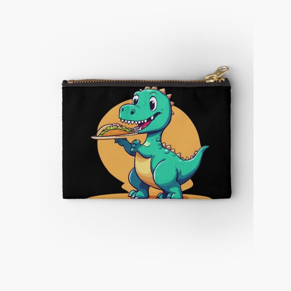 Item preview,  Happy Mr Dino with taco designed and sold by Journey-North.