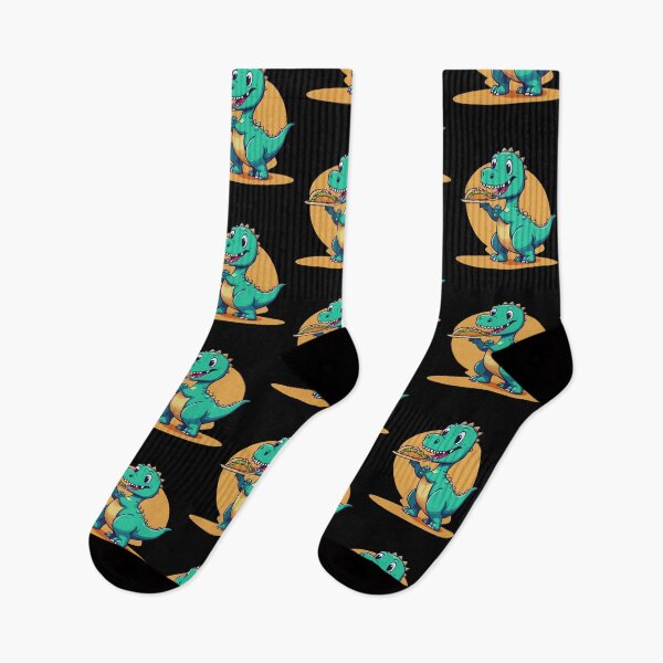 Item preview,  Happy Mr Dino with taco designed and sold by Journey-North.