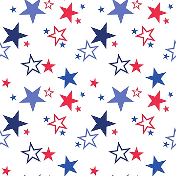 Artwork thumbnail, American flag pattern by RubyCollection