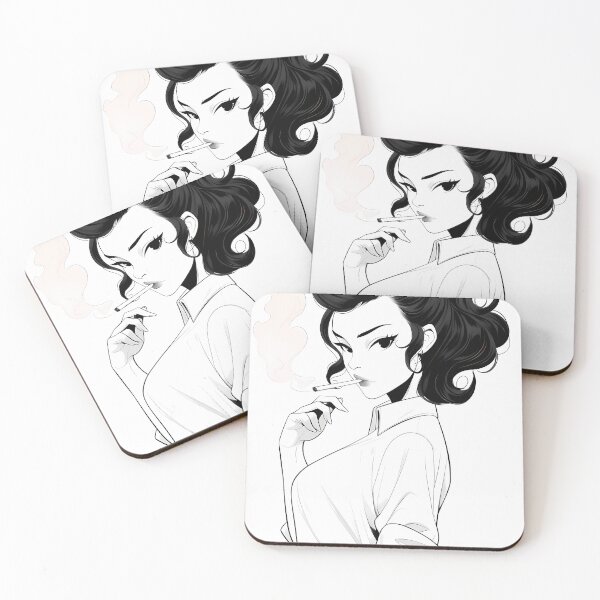 Item preview, Smoking a Cigarette designed and sold by RaccoolDesign.