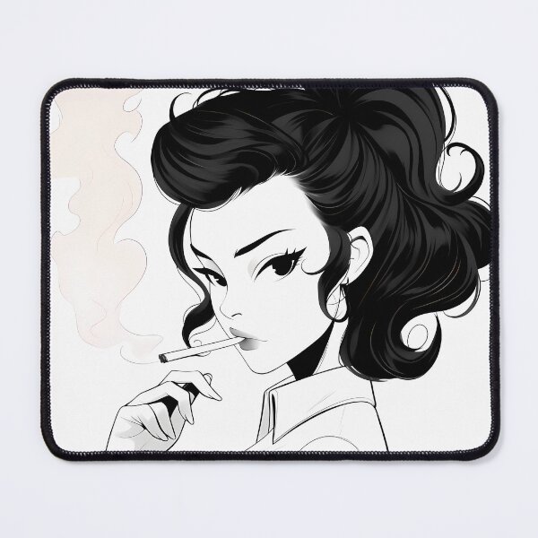 Item preview, Smoking a Cigarette designed and sold by RaccoolDesign.