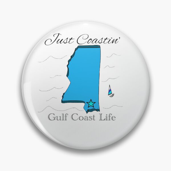 Artikelvorschau, Just Coastin’ 2 – Leben an der Golfküste entworfen und verkauft von KYA Creative Studio .