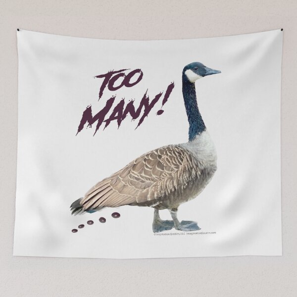 Item preview, Too Many Geese! -  For Light Backgrounds designed and sold by The Imagination Source™.