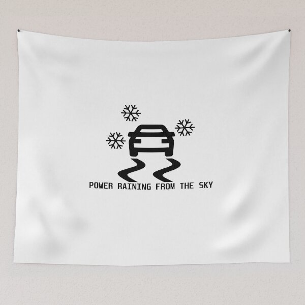 Item preview, Power raining from the sky, Black Edition designed and sold by FreetimeDrawer.