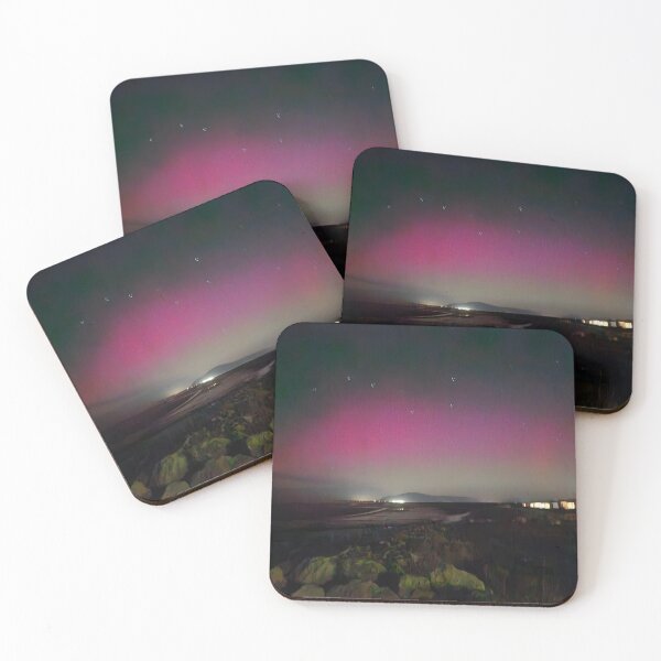 Item preview, Northern Lights over Earnsy Bay Walney Island 2023 designed and sold by kip13.