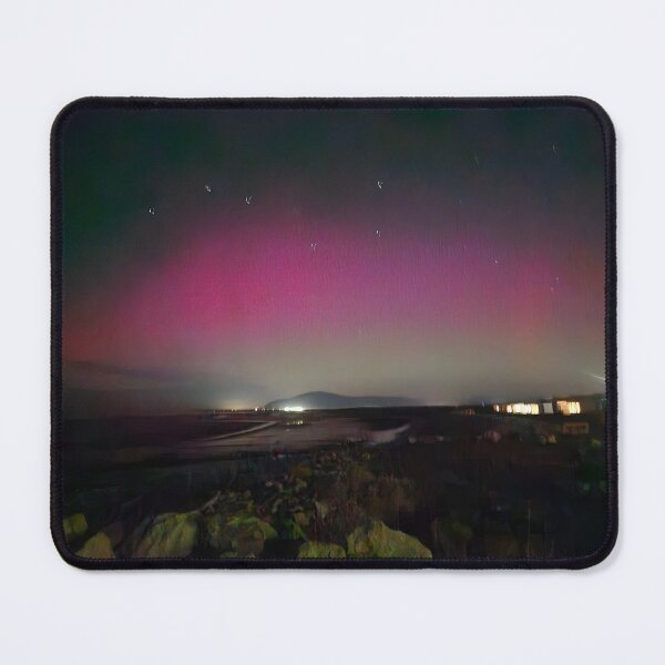 Item preview, Northern Lights over Earnsy Bay Walney Island 2023 designed and sold by kip13.