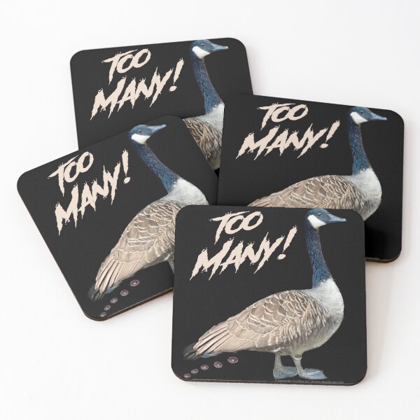 Item preview, Too Many Geese! -  For Dark Backgrounds designed and sold by The Imagination Source™.