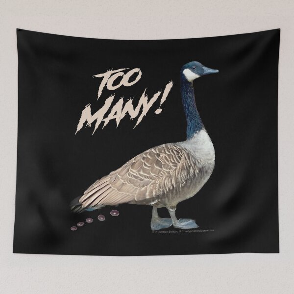 Item preview, Too Many Geese! -  For Dark Backgrounds designed and sold by The Imagination Source™.