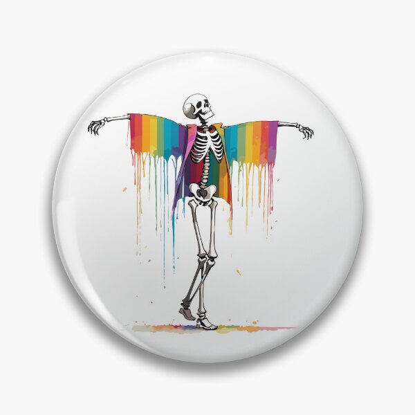 Item preview, Rainbow skeleton dancing designed and sold by MindFrank.