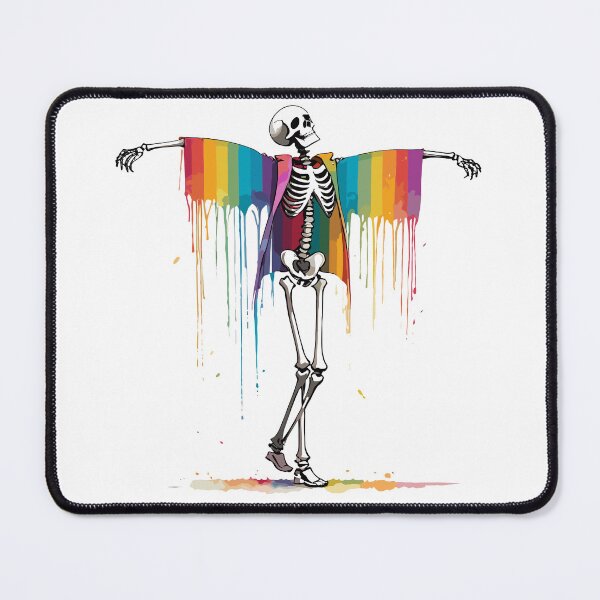 Item preview, Rainbow skeleton dancing designed and sold by MindFrank.