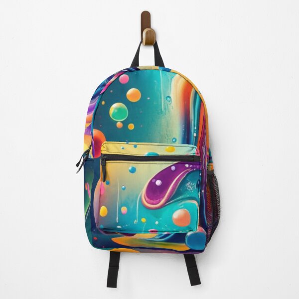 Item preview, Bright colourful watercolours bubbles and drips design designed and sold by BCD BRANDS.
