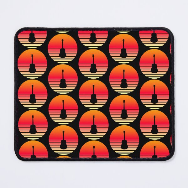 Item preview, Retro Sunset Acoustic Guitar Silhouette designed and sold by JPareDesign.