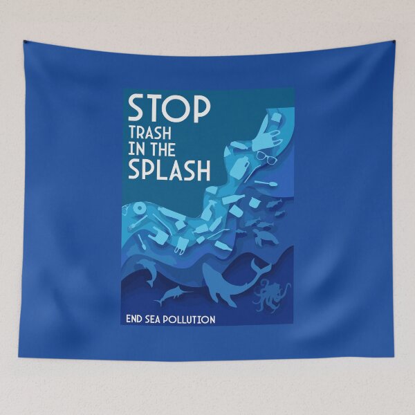 Item preview, End Sea Pollution designed and sold by happygiftideas.