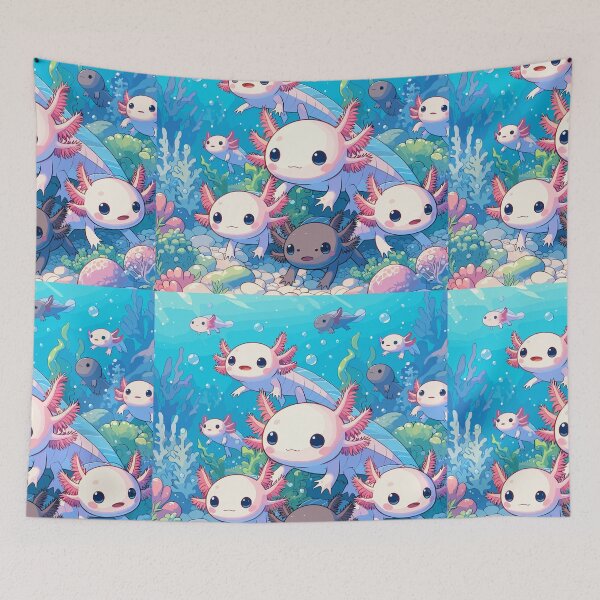 Item preview, axolotl family designed and sold by PincelDillo.