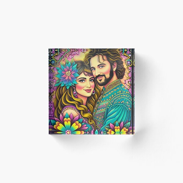 Item preview, Hippy couple designed and sold by Lokiindarkness.