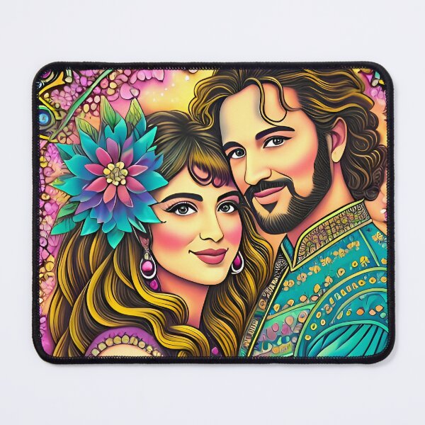 Item preview, pareja hippie designed and sold by Lokiindarkness.